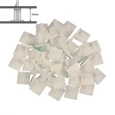 Självhäftande PCB-hållare/distans 10mm 50 pack @ electrokit