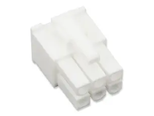 Kontakthus Mini-Fit Jr hona 2x3p PCIe 6-pin @ electrokit
