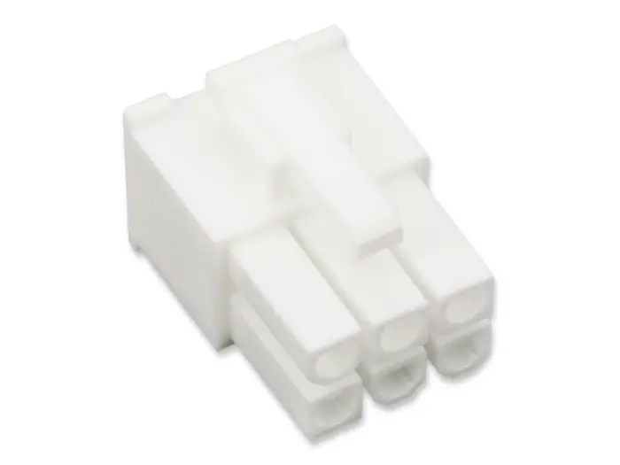 Kontakthus Mini-Fit Jr hona 2x3p PCIe 6-pin @ electrokit (1 av 1)