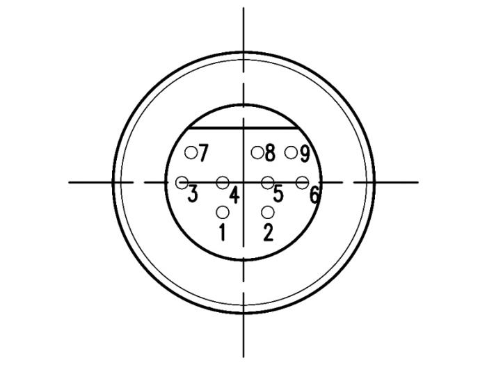 mini-DIN hane 9-pol @ electrokit (2 av 2)