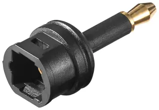 Adapter Mini-Toslink 3.5mm till Toslink @ electrokit
