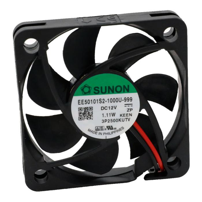 Fläkt 50x50x10mm 12VDC 25.6dBA 18.6m³/h @ electrokit (1 av 1)
