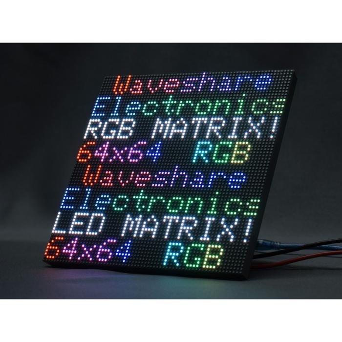 Fullfärgs-panel 3mm RGB-LED matris 64x64px 192x192mm P3 @ electrokit (3 of 9)