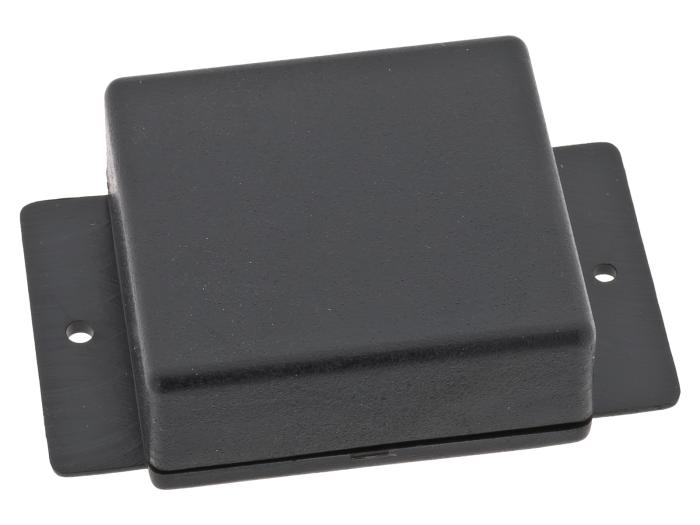 Apparatlåda FB34 43x46x19mm med fläns svart @ electrokit (1 av 3)