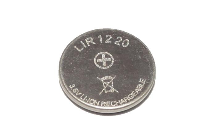 Batteri Li-Ion LIR1220 3.6V 9mAh @ electrokit (1 av 1)