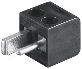 DIN högtalarkontakt hane skruv öppen @ electrokit