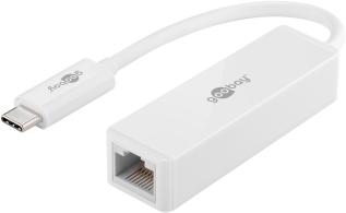 USB-C to RJ45 Ethernet adapter 10/100/1000Mbps @ electrokit