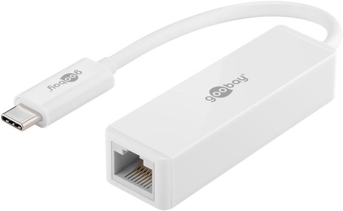 USB-C till RJ45 Ethernet adapter 10/100/1000Mbps @ electrokit (1 av 3)
