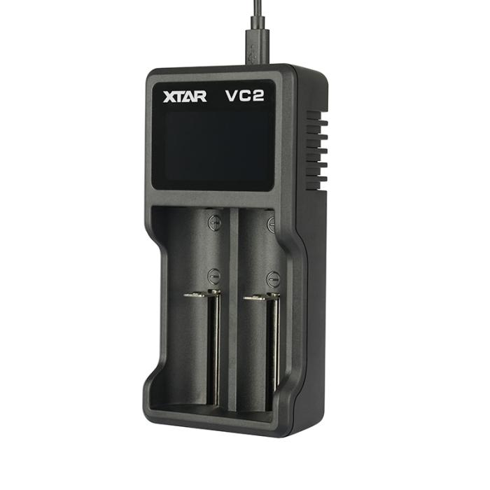 Batteriladdare Li-Ion LCD 1A för 2x 18650 Xtar VC2 @ electrokit (3 av 5)