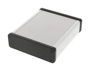 Aluminiuml&aring;da extruderad 120x103x30mm ABS lock @ electrokit