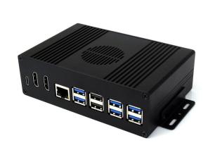 Enclosure for Raspberry Pi 5 + 4x USB 3.2 @ electrokit