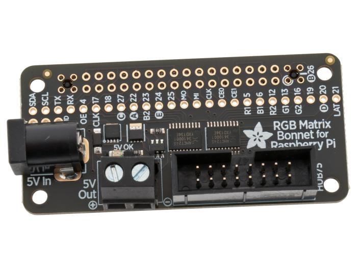 Adafruit RGB Matrix Bonnet for Raspberry Pi @ electrokit (1 av 2)