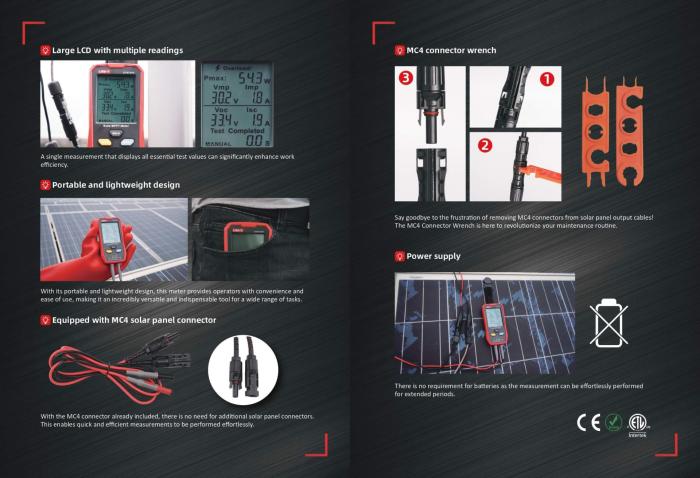 Solcellstestare MPPT 800W 60V 35A UT673PV @ electrokit (11 av 11)