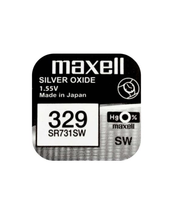 Button cell silver oxide 329 SR731 Maxell @ electrokit (1 of 2)