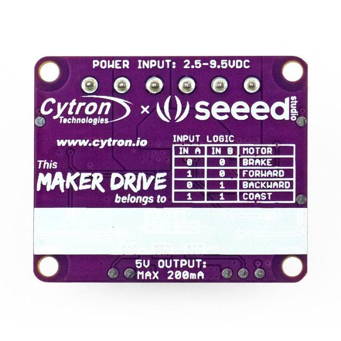 Motordrivare 2-kan 2.5-9.5V 1A @ electrokit (3 av 8)