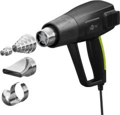 Varmluftpistol 1500W 100-650&deg;C justerbar @ electrokit