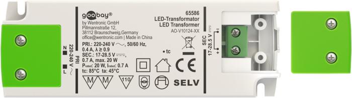 LED drivdon 700mA 20W - konstant ström @ electrokit (2 av 5)