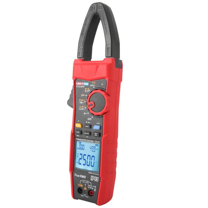 Tångmultimeter Solar Pro PV 2500VDC 1000A IP65 UT219PV @ electrokit (2 av 6)