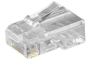 Modularkontakt 8P8C - RJ45 för flat kabel @ electrokit