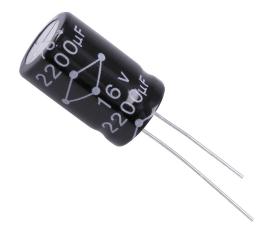 Electrolytic capacitor 1000uF 35V 85C &oslash;13x25mm bipolar 2000h @ electrokit