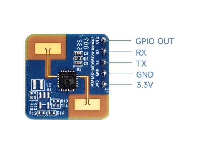 Rörelsesensor mmWave 24GHz @ electrokit (5 av 9)