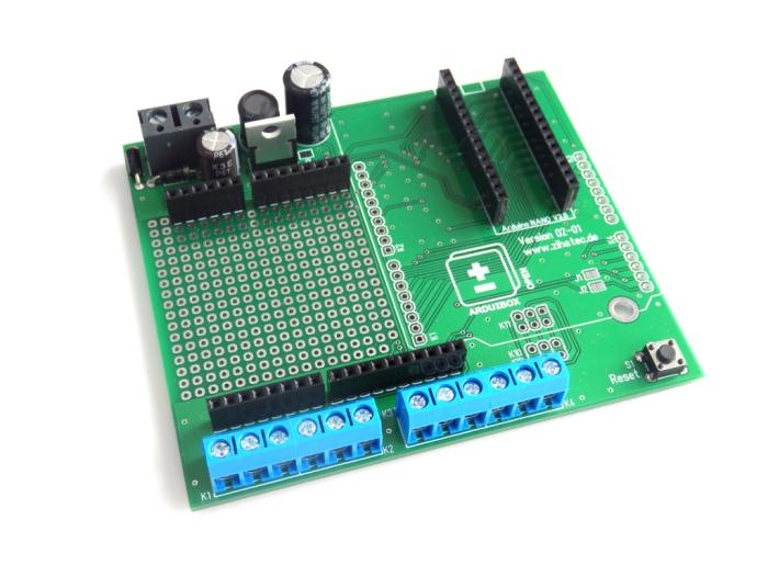 Inbyggnadslåda för Arduino UNO - DIN-skena @ electrokit (9 of 9)