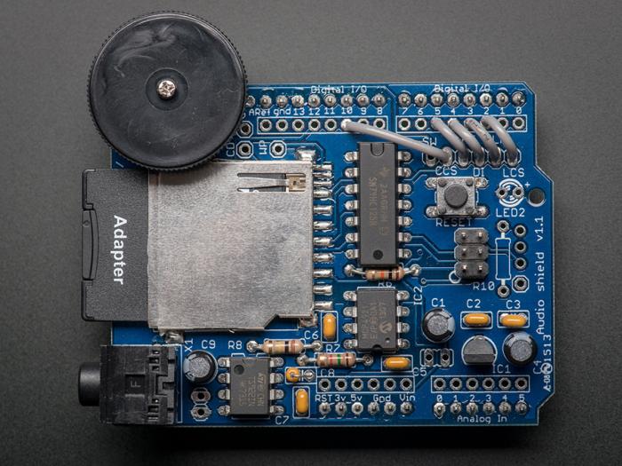 WaveKit Shield audio player - byggsats @ electrokit (2 av 5)