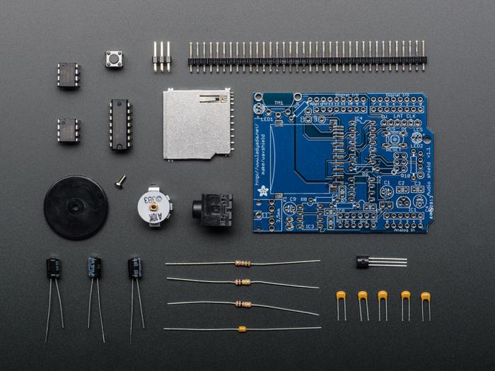 WaveKit Shield audio player - byggsats @ electrokit (4 av 5)