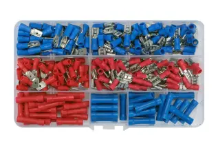 Kabelskor sortiment 250st @ electrokit