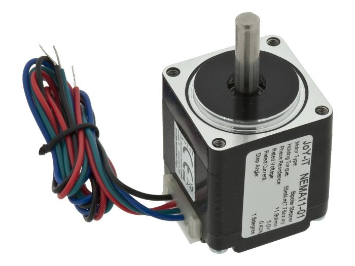 Stegmotor NEMA11 1.8° 0.055mNm @ electrokit (3 av 3)
