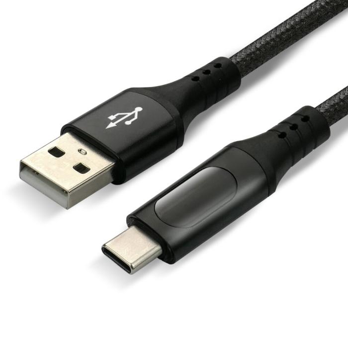 USB-A-till USB-C laddkabel med effektmätare 15W 2.0m @ electrokit (2 av 2)
