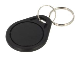 RFID/NFC tag 13.56MHz 1k Mifare compatible black @ electrokit