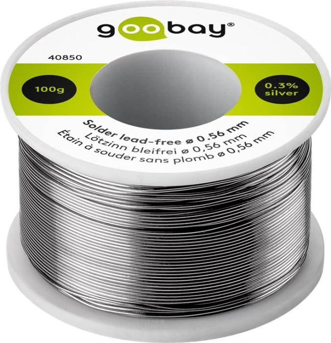 Lödtenn Sn/Cu/Ag 0.56mm 100g blyfritt @ electrokit (1 av 1)
