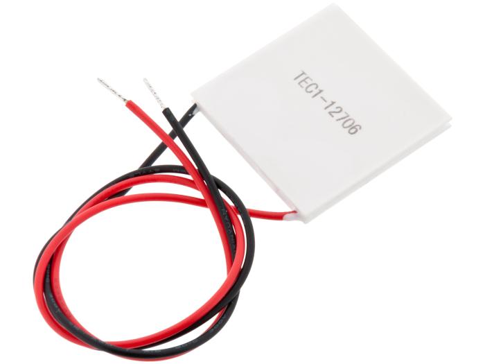 Peltierelement 40x40mm 12V 5A @ electrokit (1 av 3)