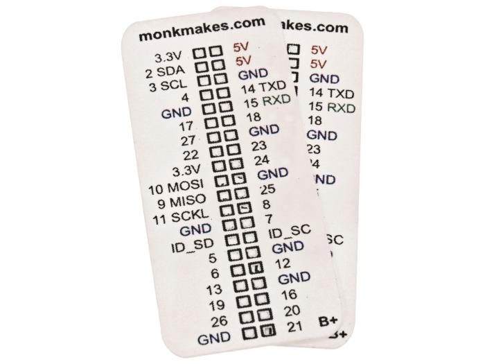 Raspberry Leaf (B+) - GPIO map 2-pack @ electrokit (1 of 1)