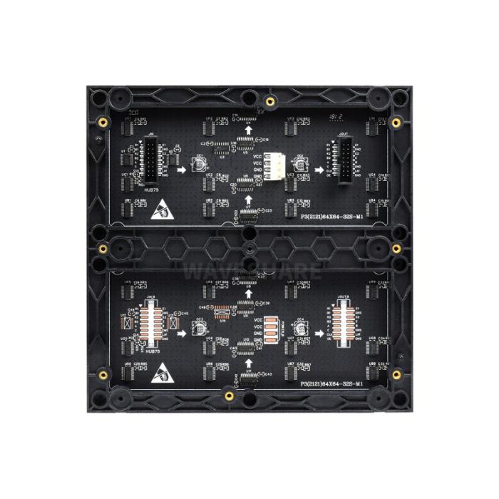 Fullfärgs-panel 3mm RGB-LED matris 64x64px 192x192mm P3 @ electrokit (5 of 9)