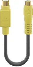 S-Video till komposit RCA adapter @ electrokit