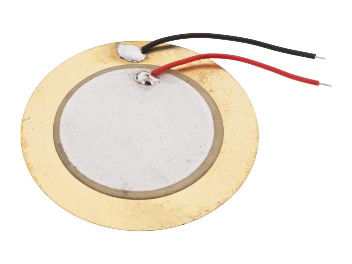 Piezoelement ø35mm med sladd @ electrokit (1 av 1)