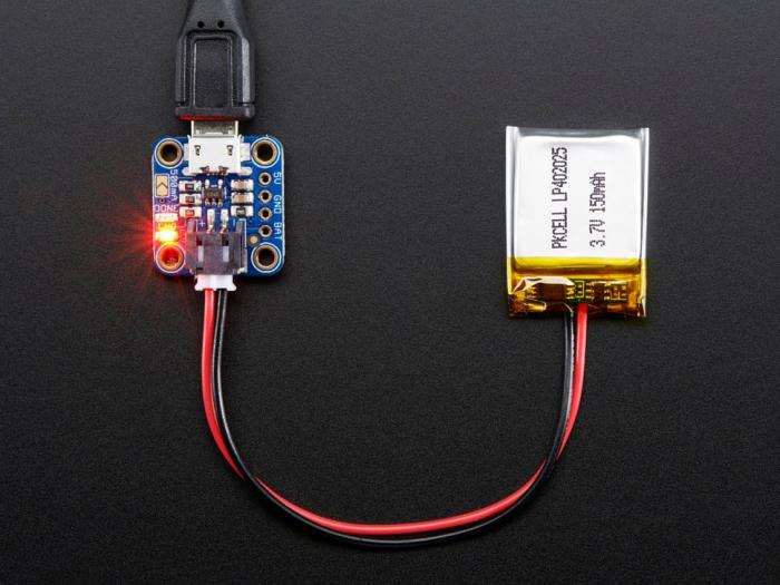 Micro Lipo - Laddare för LiPo/LiIon MicroUSB @ electrokit (4 av 6)