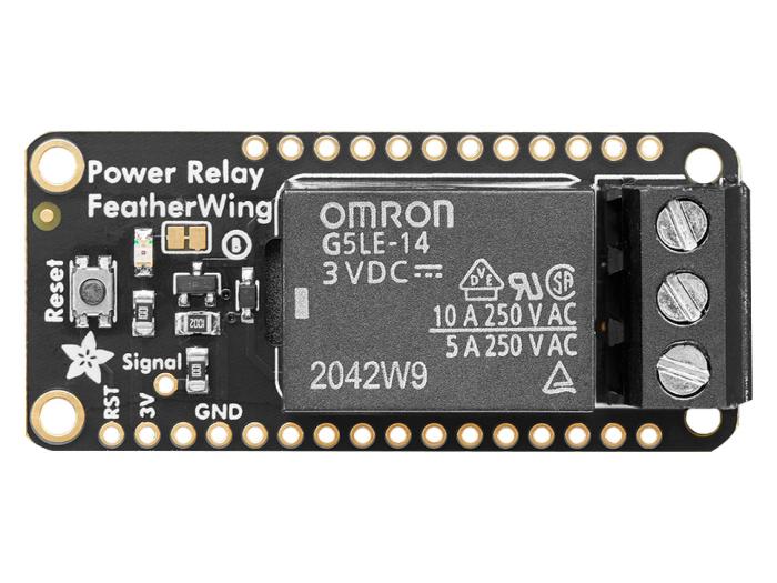 Power Relay FeatherWing @ electrokit (1 av 6)