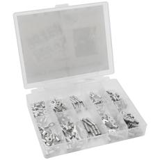 Set of 150 pcs non-insulated crimp terminals @ electrokit