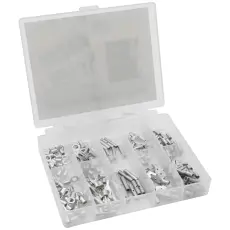 Set of 150 pcs non-insulated crimp terminals @ electrokit