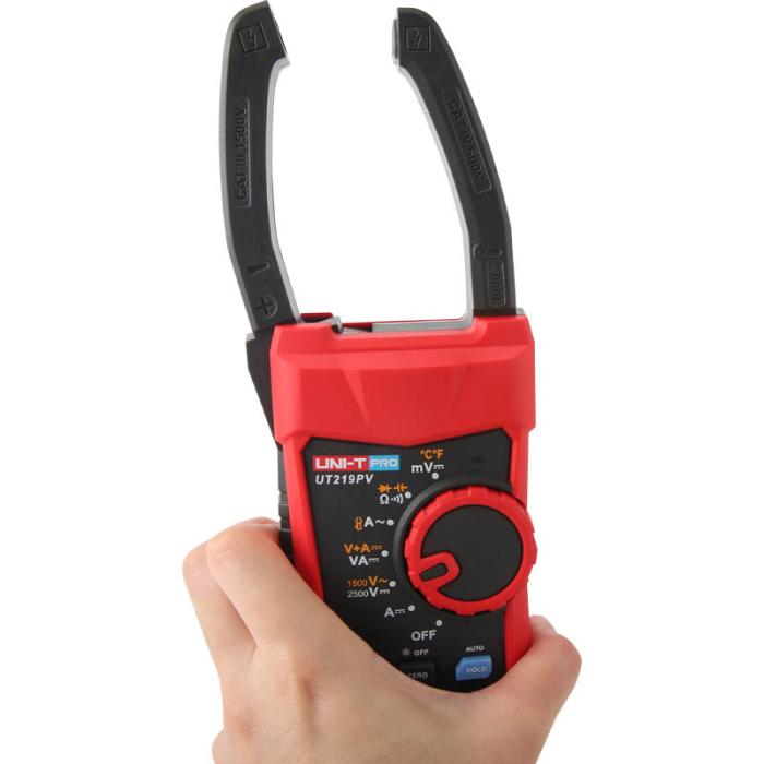 Tångmultimeter Solar Pro PV 2500VDC 1000A IP65 UT219PV @ electrokit (4 av 6)