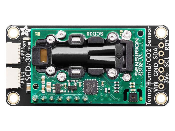 CO2-sensor I2C 400-10000ppm SCD30 - Qwiic @ electrokit (1 av 6)