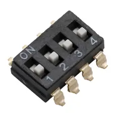 DIP switch SMD 4-pol @ electrokit