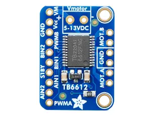 TBB6612 motordrivare 2-kanal 4.5-13.5V monterad på kort @ electrokit