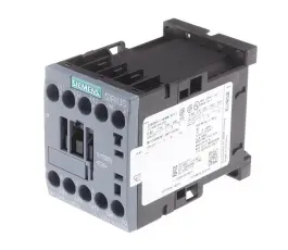 Kontaktor 230VAC 3-pol NO + hj&auml;lpkontakt NC 400VAC/9A @ electrokit