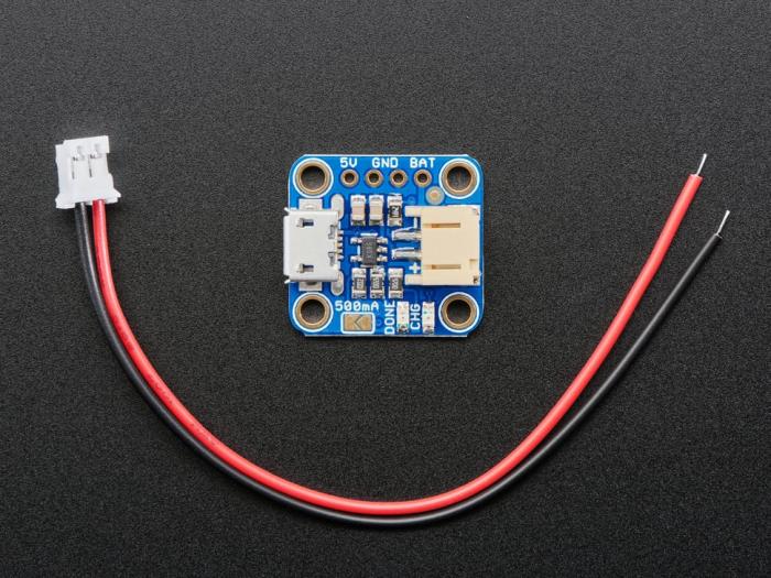 Micro Lipo - Laddare för LiPo/LiIon MicroUSB @ electrokit (5 av 6)