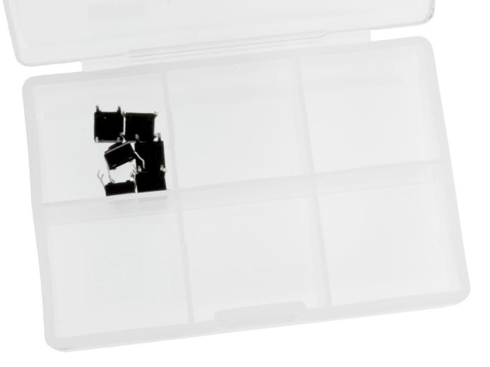 Förvaringslåda 86 x 62 x 19mm 6 fack @ electrokit (2 av 2)