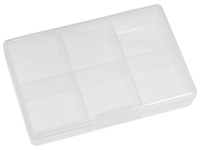 Förvaringslåda 86 x 62 x 19mm 6 fack @ electrokit (1 av 2)